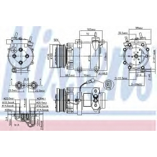 89327 NISSENS Компрессор, кондиционер