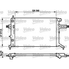 732724 VALEO Радиатор, охлаждение двигателя