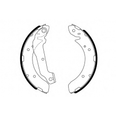 S960 SIMER Комплект тормозных колодок