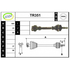 TR351 SERA Приводной вал