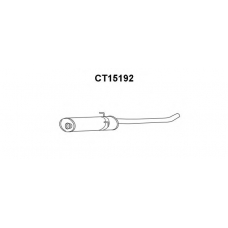 CT15192 VENEPORTE Предглушитель выхлопных газов