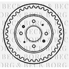 BBR7139 BORG & BECK Тормозной барабан