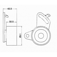 ITB-6200 IPS Parts Устройство для натяжения ремня, ремень грм