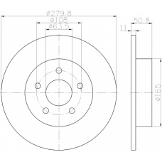 8DD 355 118-211 HELLA PAGID Тормозной диск