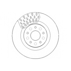 NBD1595 NATIONAL Тормозной диск