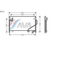 MZ5120 AVA Конденсатор, кондиционер