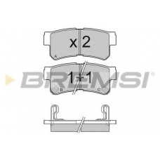 BP3043 BREMSI Комплект тормозных колодок, дисковый тормоз