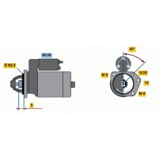 0 986 019 311 BOSCH Стартер
