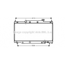 HD2164 AVA Радиатор, охлаждение двигателя