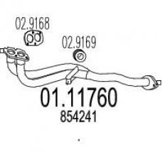 01.11760 MTS Труба выхлопного газа