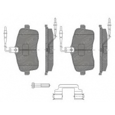 SP 429 SCT Комплект тормозных колодок, дисковый тормоз