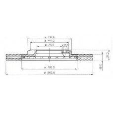 BDC3748 QUINTON HAZELL Тормозной диск