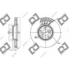 BD1436 DJ PARTS Тормозной диск