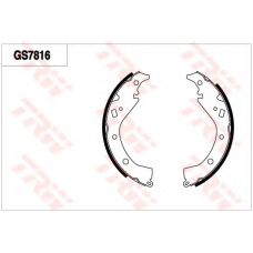 GS7816 TRW Комплект тормозных колодок