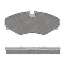 SP 495 SCT Комплект тормозных колодок, дисковый тормоз