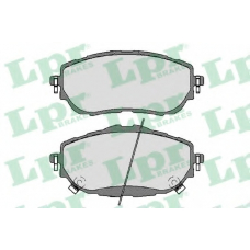 05P1784 LPR Комплект тормозных колодок, дисковый тормоз