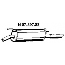 07.397.88 EBERSPACHER Глушитель выхлопных газов конечный