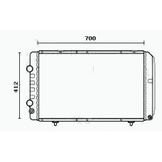 RM0704 EQUAL QUALITY Радиатор, охлаждение двигателя