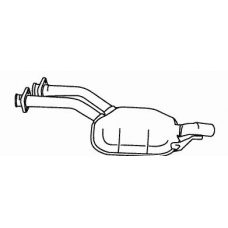 618525 FONOS Средний глушитель выхлопных газов