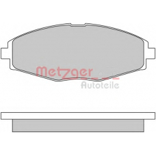 1170354 METZGER Комплект тормозных колодок, дисковый тормоз