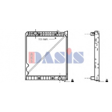 135090T AKS DASIS Радиатор, охлаждение двигателя