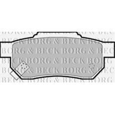 BBP1453 BORG & BECK Комплект тормозных колодок, дисковый тормоз