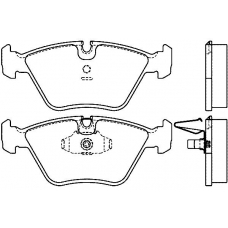 23183 203  0 5 T4217 TEXTAR Колодки торм.пер. bmw 3 (e46) 330i, 330d, 330xi