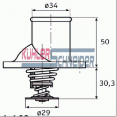 7416781 KUHLER SCHNEIDER Термостат, охлаждающая жидкость