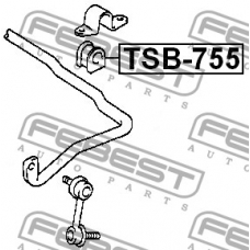 TSB-755 FEBEST Опора, стабилизатор