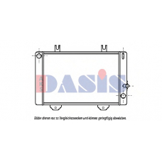 250110N AKS DASIS Радиатор, охлаждение двигателя