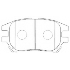FP0930 FIT Комплект тормозных колодок, дисковый тормоз