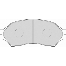 FD6938A NECTO Комплект тормозных колодок, дисковый тормоз