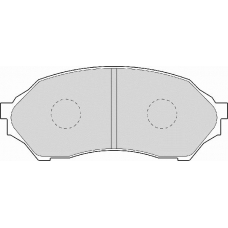 FD6938A NECTO Комплект тормозных колодок, дисковый тормоз