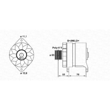 063321096010 MAGNETI MARELLI Генератор