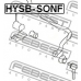 HYSB-SONF FEBEST Опора, стабилизатор