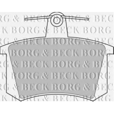 BBP1503 BORG & BECK Комплект тормозных колодок, дисковый тормоз