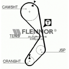 4066V FLENNOR Ремень привода ГРМ