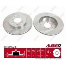 C34026ABE ABE Тормозной диск