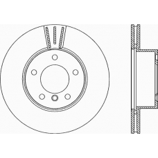 BDR2275.20 OPEN PARTS Тормозной диск