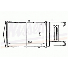 60449 NISSENS Радиатор, охлаждение двигателя