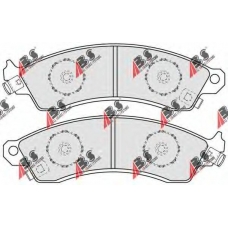38412 ABS Комплект тормозных колодок, дисковый тормоз