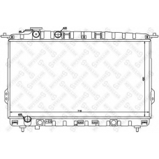10-25344-SX STELLOX Радиатор, охлаждение двигателя