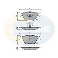 CBP0358 COMLINE Комплект тормозных колодок, дисковый тормоз