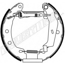6189 TRUSTING Комплект тормозных колодок