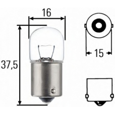 8GA 002 071-244 HELLA Лампа накаливания