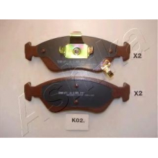 50-K0-002 Ashika Комплект тормозных колодок, дисковый тормоз