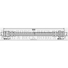 BBH6331 BORG & BECK Тормозной шланг