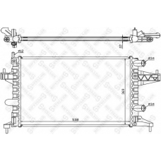 10-25137-SX STELLOX Радиатор, охлаждение двигателя