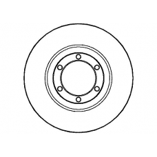 NBD227 NATIONAL Тормозной диск