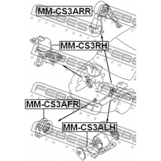 MM-CS3AFR FEBEST Подвеска, двигатель